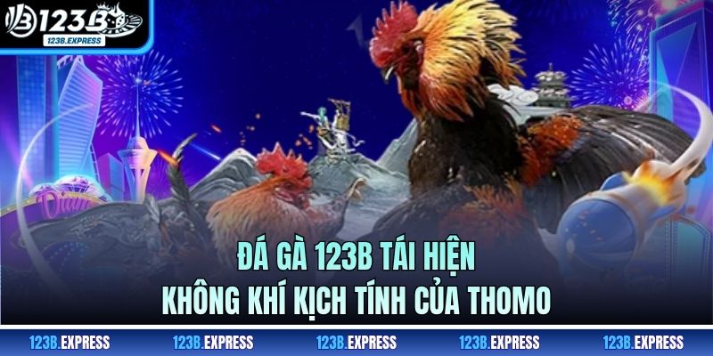 Đá gà 123B tái hiện không khí kịch tính của Thomo