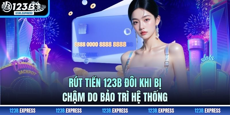 Rút tiền 123B đôi khi bị chậm do bảo trì hệ thống